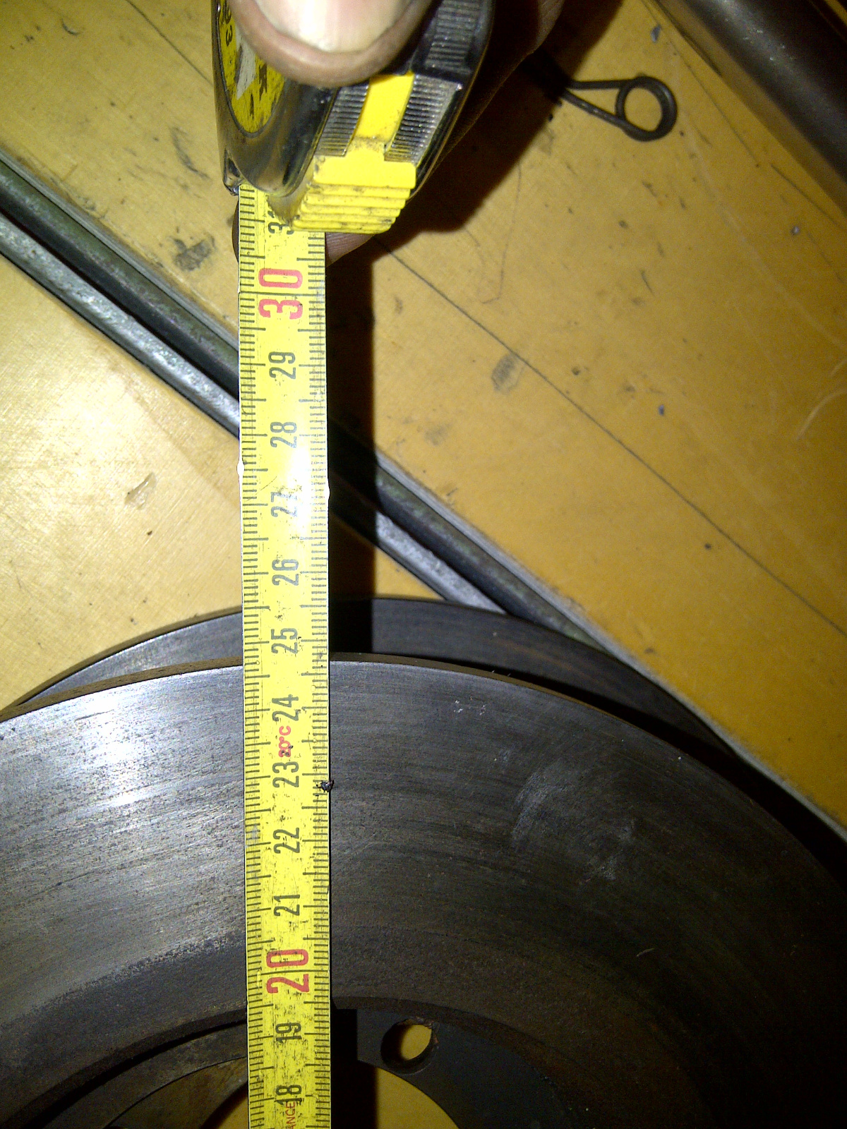 Diam brake disk front